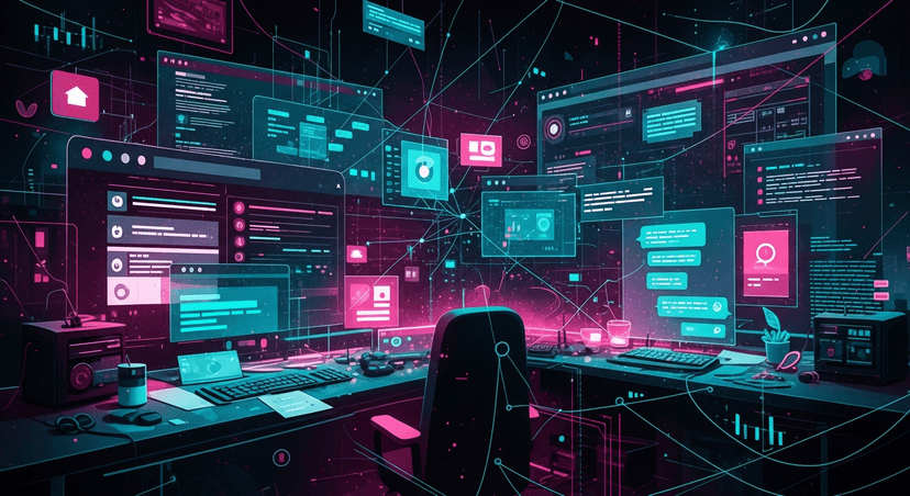 Before: Scattered AI tools